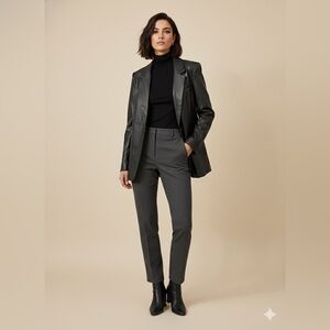 DESIGN LAB PLEATHER JACKET BLAZER